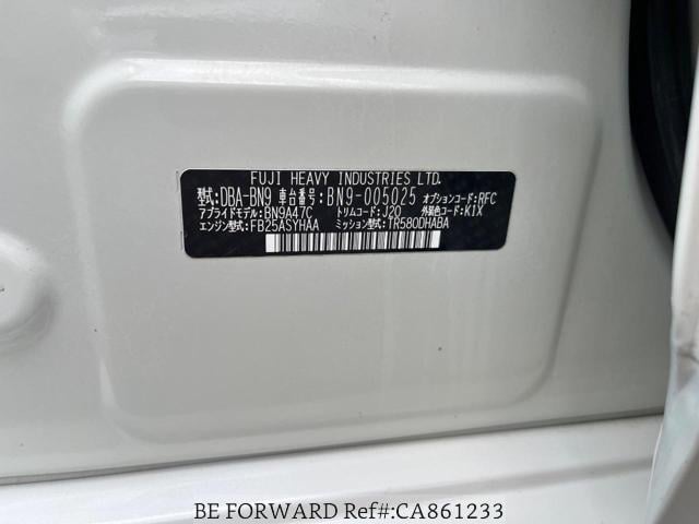 2015 SUBARU LEGACY B4